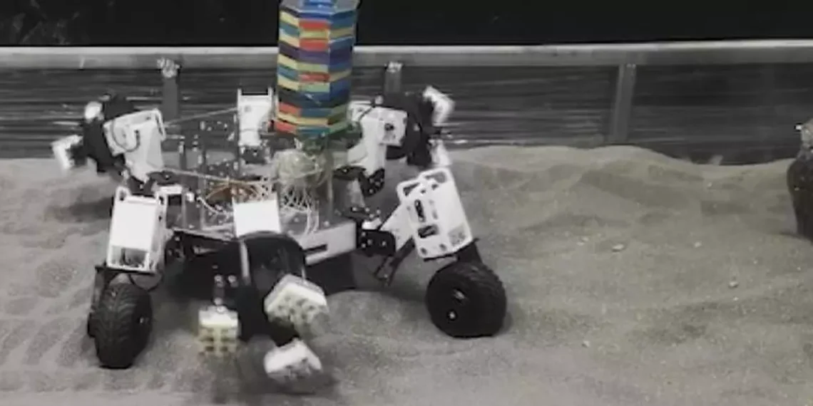 Kína bemutatta első saját fejlesztésű űrbányász robotját