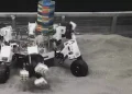 Kína bemutatta első saját fejlesztésű űrbányász robotját