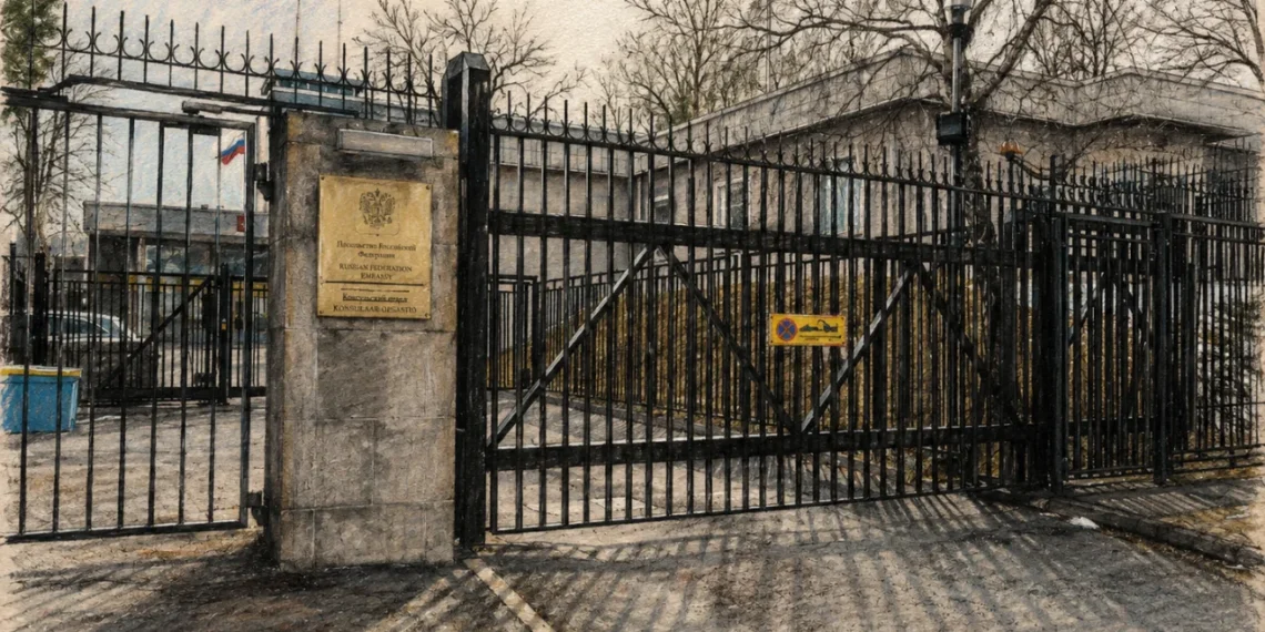 Drónokkal támadták az orosz nagykövetséget Stockholmban