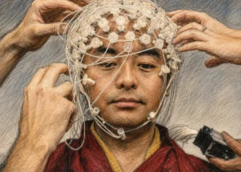 Mit lát az EEG, amikor egy tibeti szerzetes meditál?